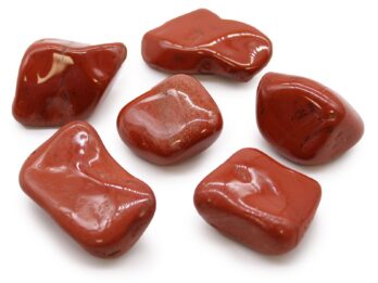 pierre roulée jaspe rouge