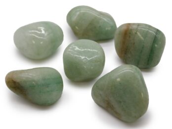 Bag of 6 Large African Tumble Stones - Aventurine